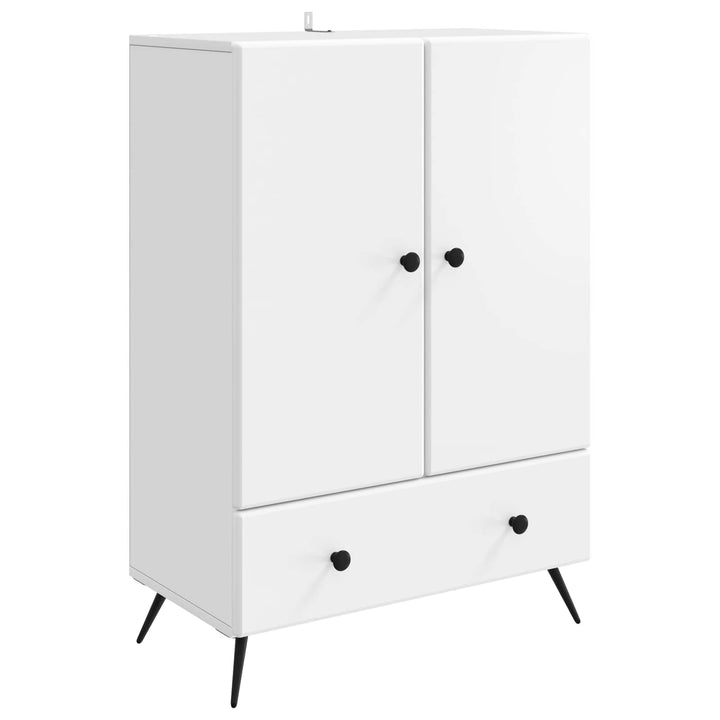 Sideboard Hvid 66 x 34,5 x 95 cm Konstrueret træ