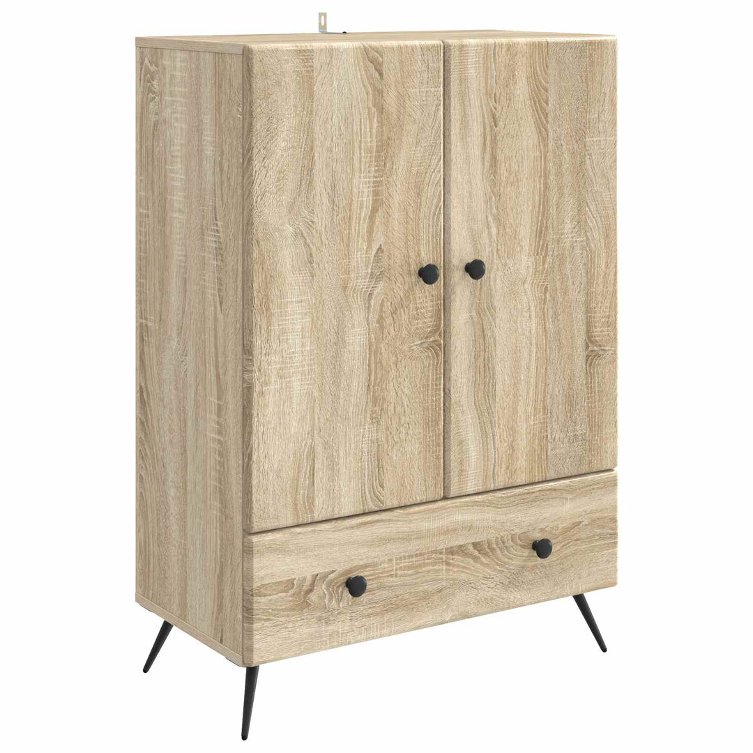 Sideboard Sonoma-eg 66 x 34,5 x 95 cm Konstrueret træ