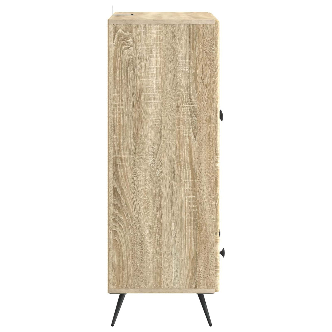 Sideboard Sonoma-eg 66 x 34,5 x 95 cm Konstrueret træ