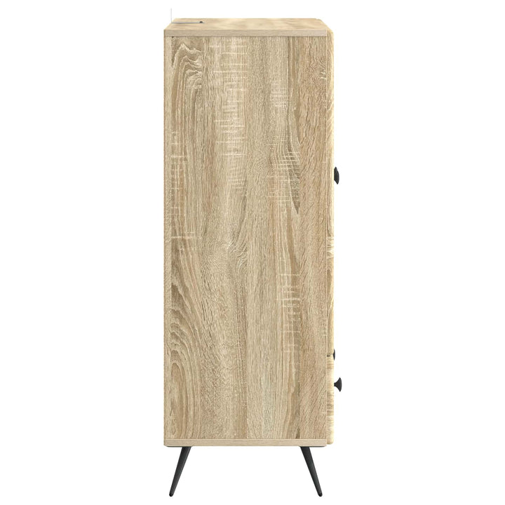 Sideboard Sonoma-eg 66 x 34,5 x 95 cm Konstrueret træ
