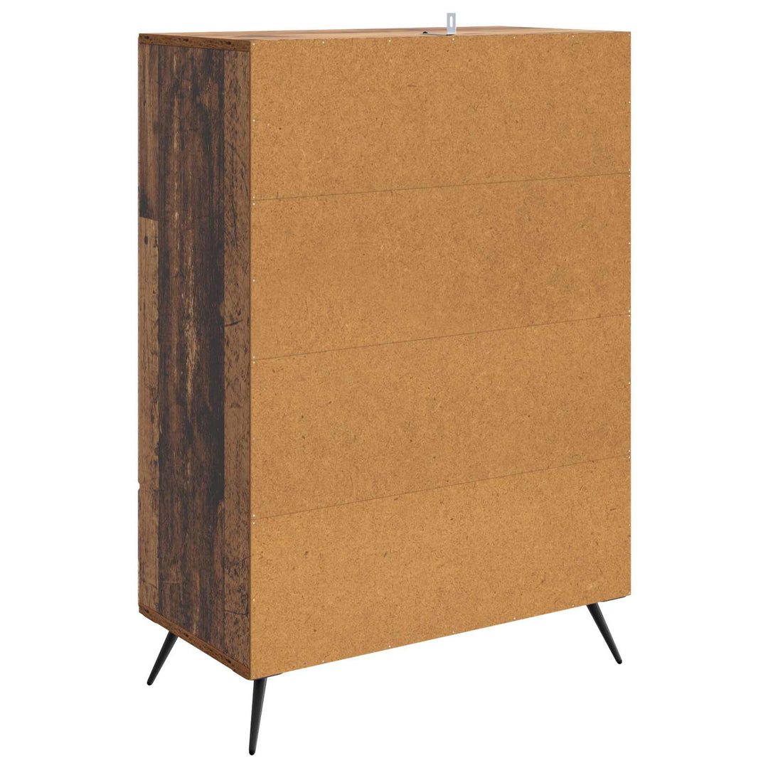 Sideboard Gammelt træ 66 x 34,5 x 95 cm Konstrueret træ