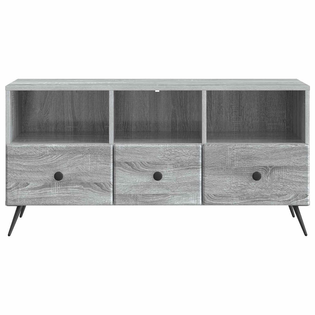 TV-skab Grå sonoma-eg 102 x 34,5 x 50 cm Konstrueret træ