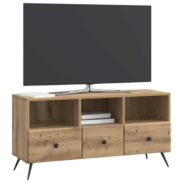 TV-skab 102 x 34,5 x 50 cm Artisan-eg Konstrueret træ