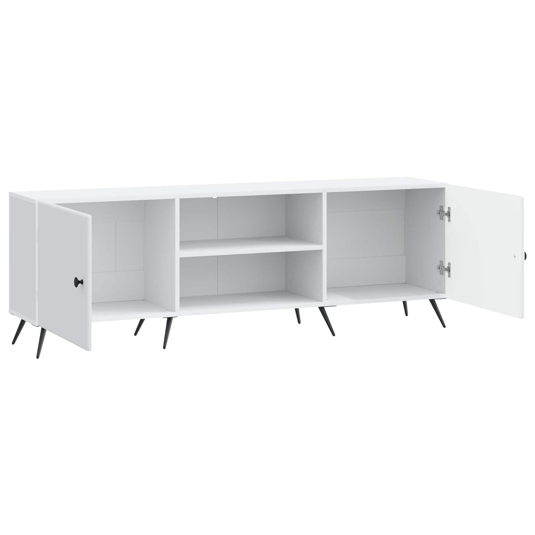 TV-skab Hvid 150 x 31 x 50 cm Konstrueret træ