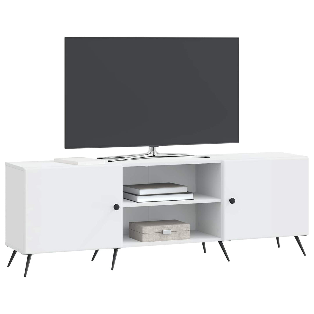 TV-skab Hvid 150 x 31 x 50 cm Konstrueret træ
