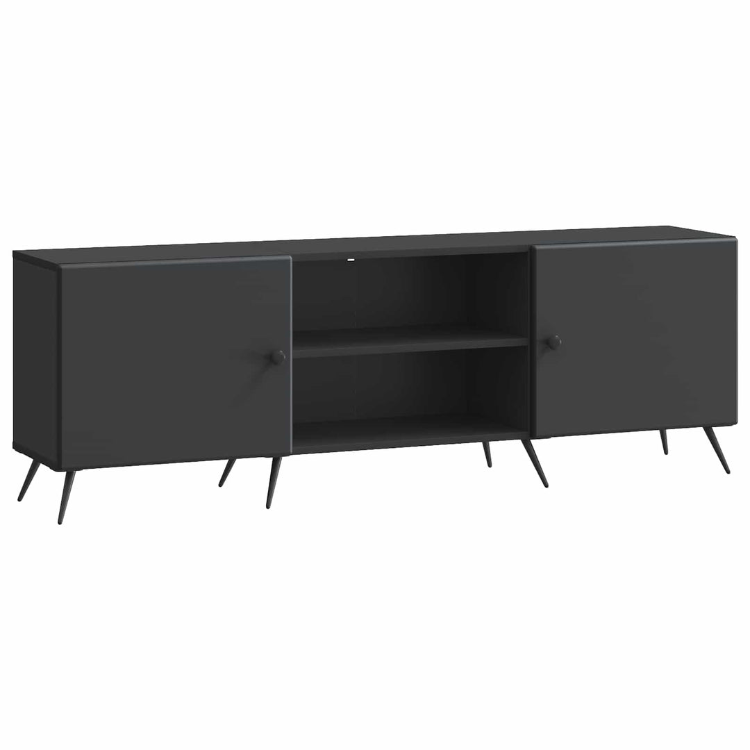 TV-skab Sort 150 x 31 x 50 cm Konstrueret træ