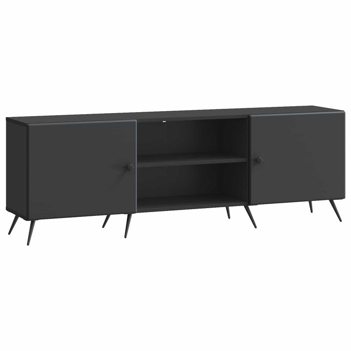 TV-skab Sort 150 x 31 x 50 cm Konstrueret træ