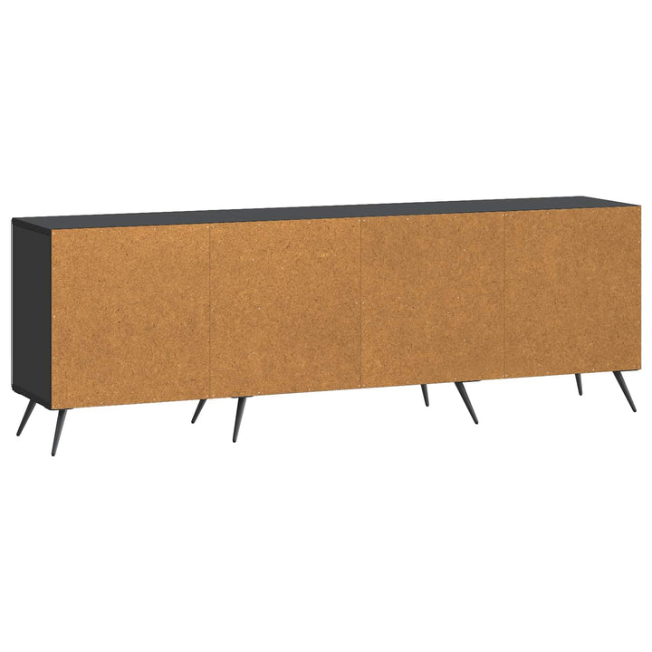 TV-skab Sort 150 x 31 x 50 cm Konstrueret træ