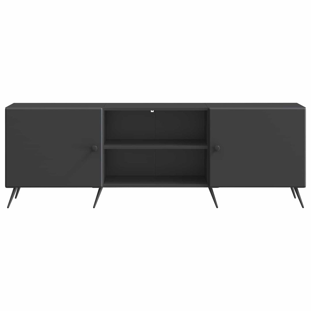 TV-skab Sort 150 x 31 x 50 cm Konstrueret træ