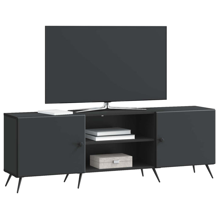 TV-skab Sort 150 x 31 x 50 cm Konstrueret træ