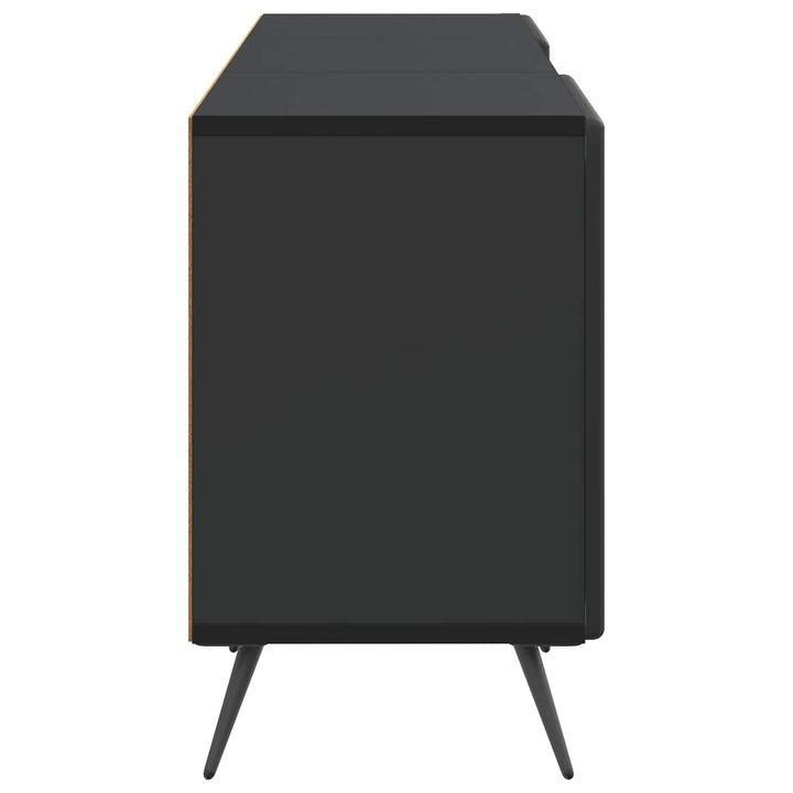 TV-skab Sort 150 x 31 x 50 cm Konstrueret træ