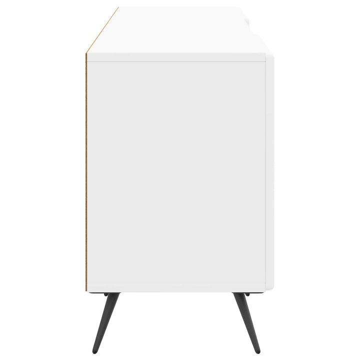 TV-skab Hvid højglans 150 x 31 x 50 cm Konstrueret træ