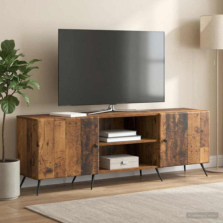 TV-skab Gammelt træ 150 x 31 x 50 cm Konstrueret træ