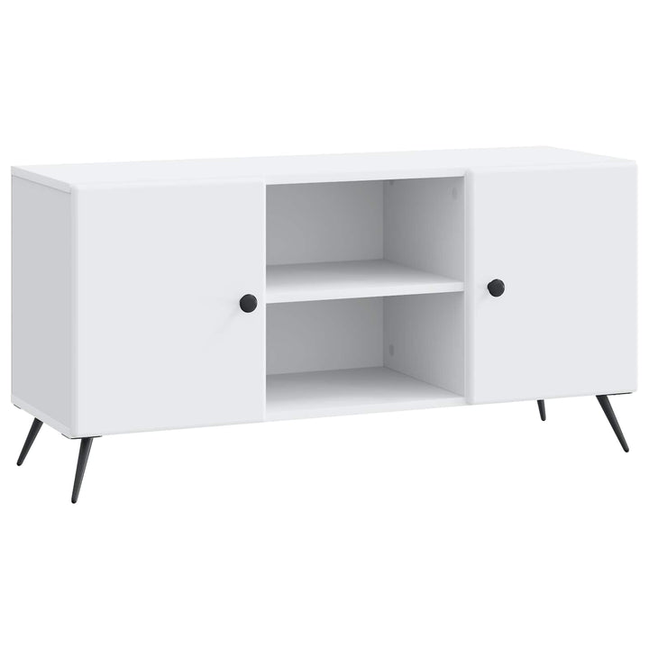 TV-skab Hvid 102 x 34,5 x 50 cm Konstrueret træ