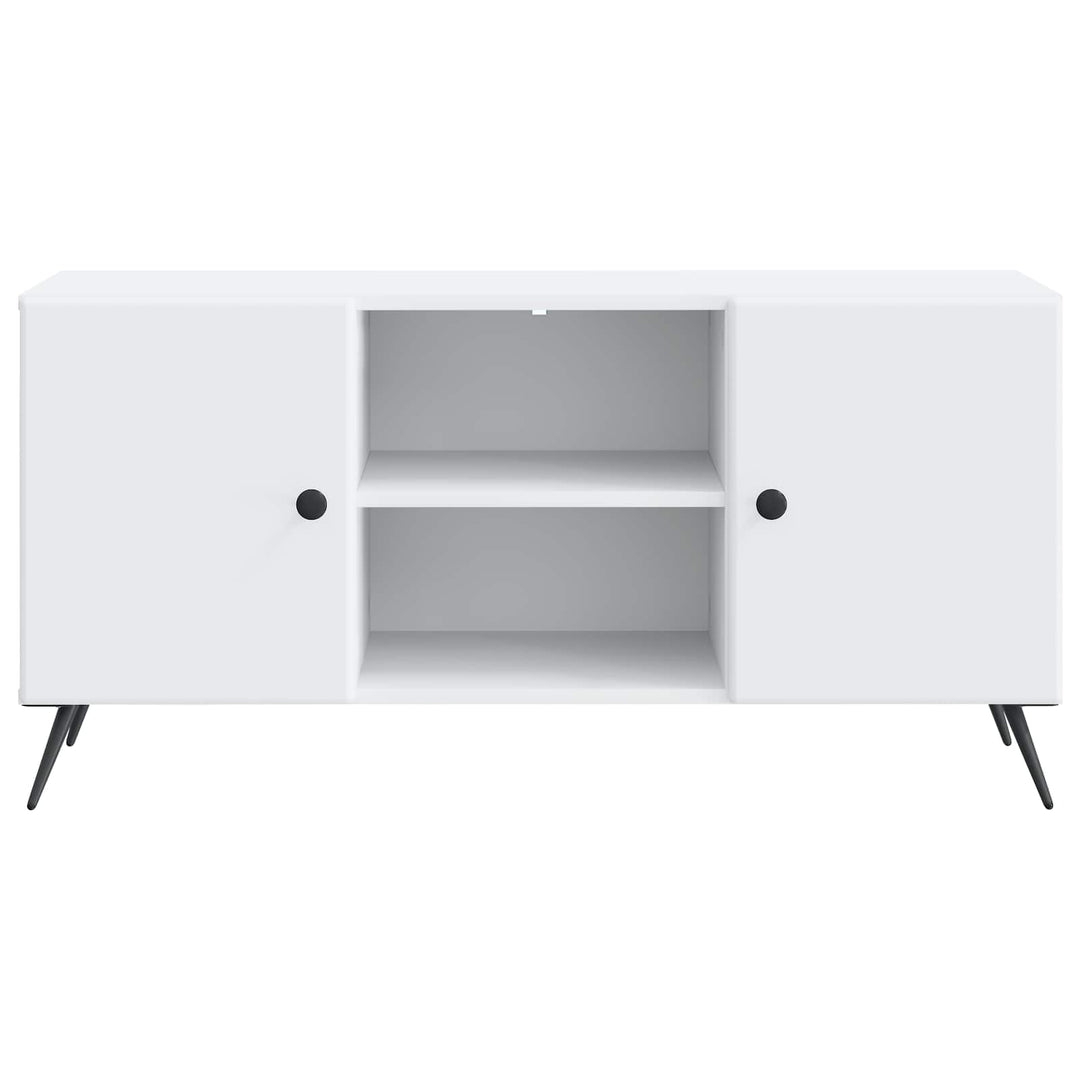 TV-skab Hvid 102 x 34,5 x 50 cm Konstrueret træ