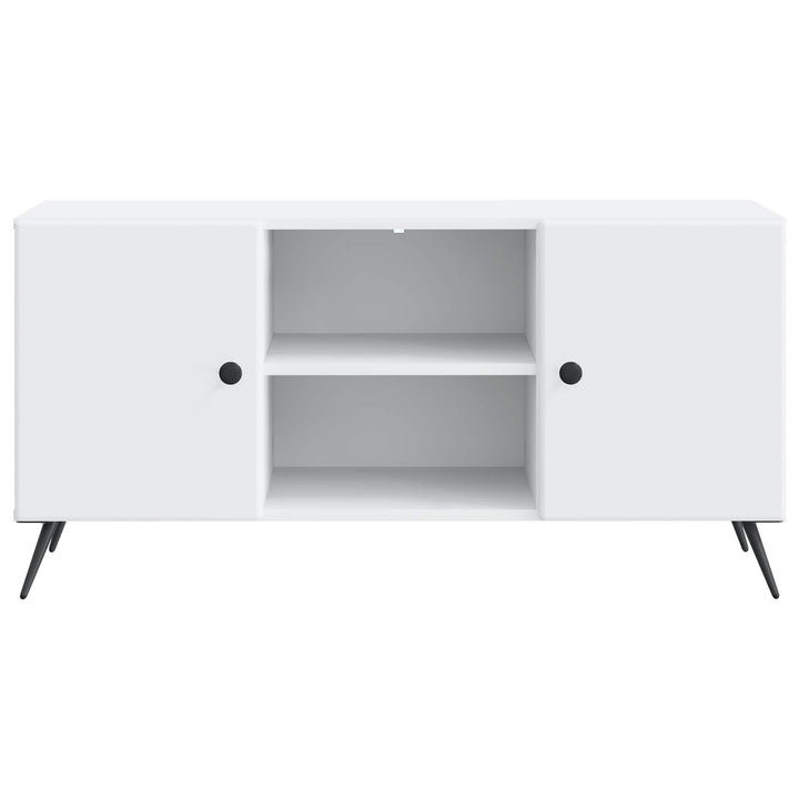 TV-skab Hvid 102 x 34,5 x 50 cm Konstrueret træ