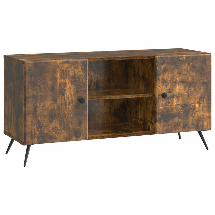 TV-skab 102 x 34,5 x 50 cm Røget eg Konstrueret træ