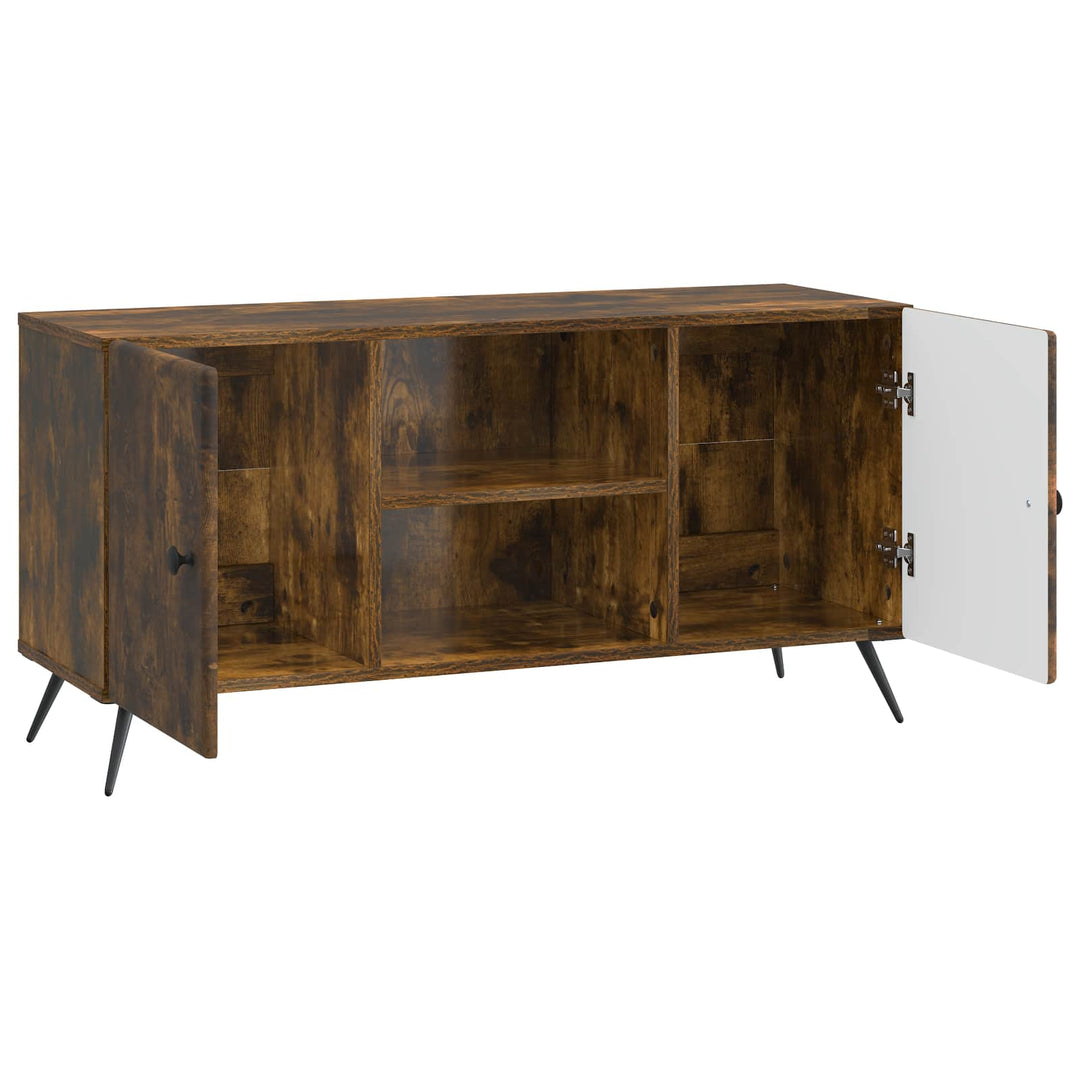 TV-skab 102 x 34,5 x 50 cm Røget eg Konstrueret træ