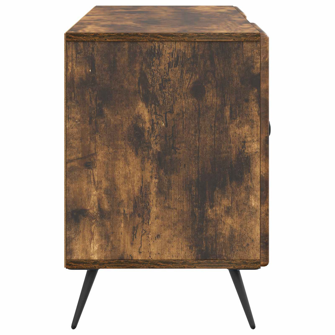 TV-skab 102 x 34,5 x 50 cm Røget eg Konstrueret træ