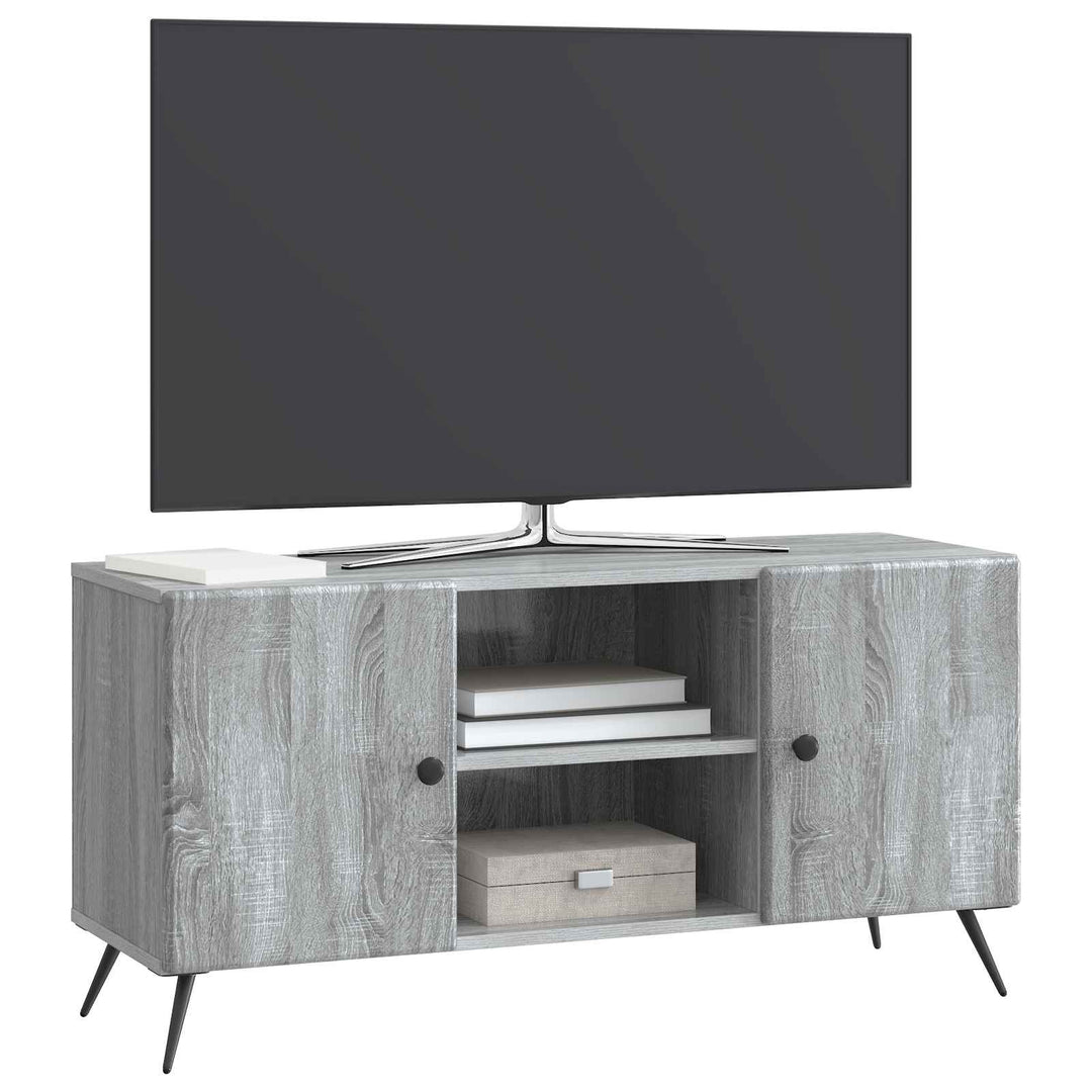 TV-skab Grå sonoma-eg 102 x 34,5 x 50 cm Konstrueret træ