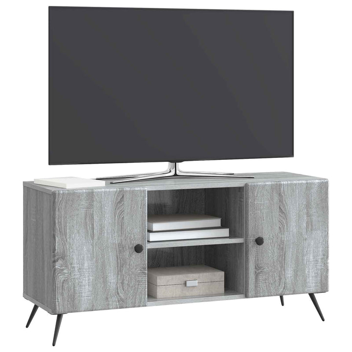 TV-skab Grå sonoma-eg 102 x 34,5 x 50 cm Konstrueret træ
