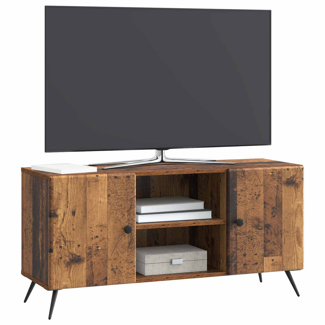 TV-skab Gammelt træ 102 x 34,5 x 50 cm Konstrueret træ