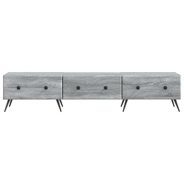 TV-skab Grå sonoma-eg 147 x 34,5 x 30 cm Konstrueret træ