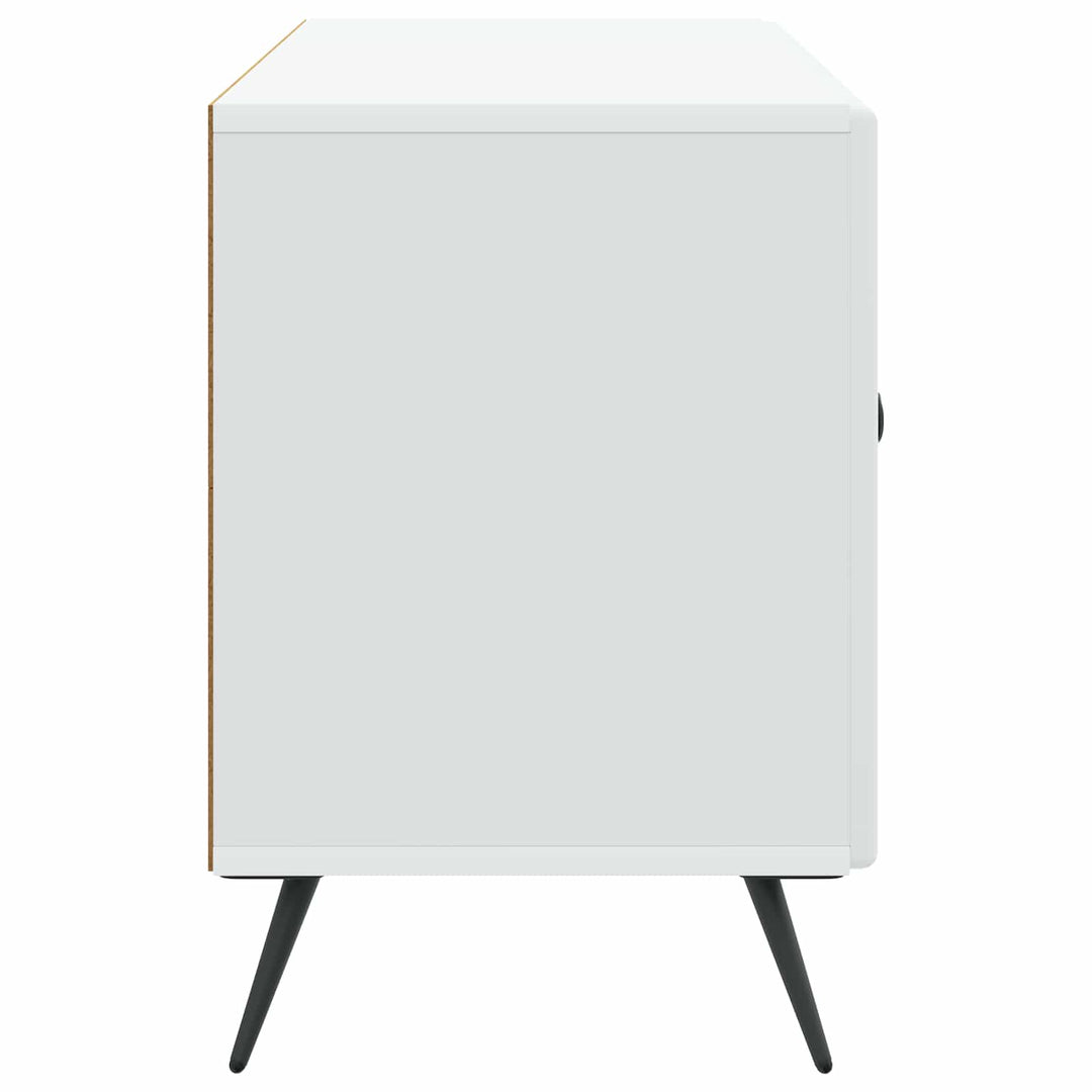 TV-skab Hvid 99 x 34,5 x 50 cm Konstrueret træ