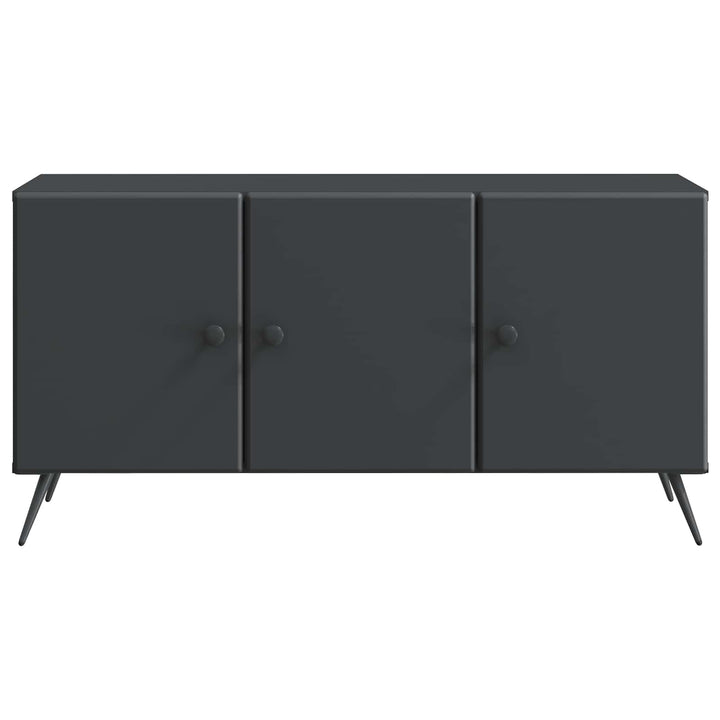 TV-skab Sort 99 x 34,5 x 50 cm Konstrueret træ