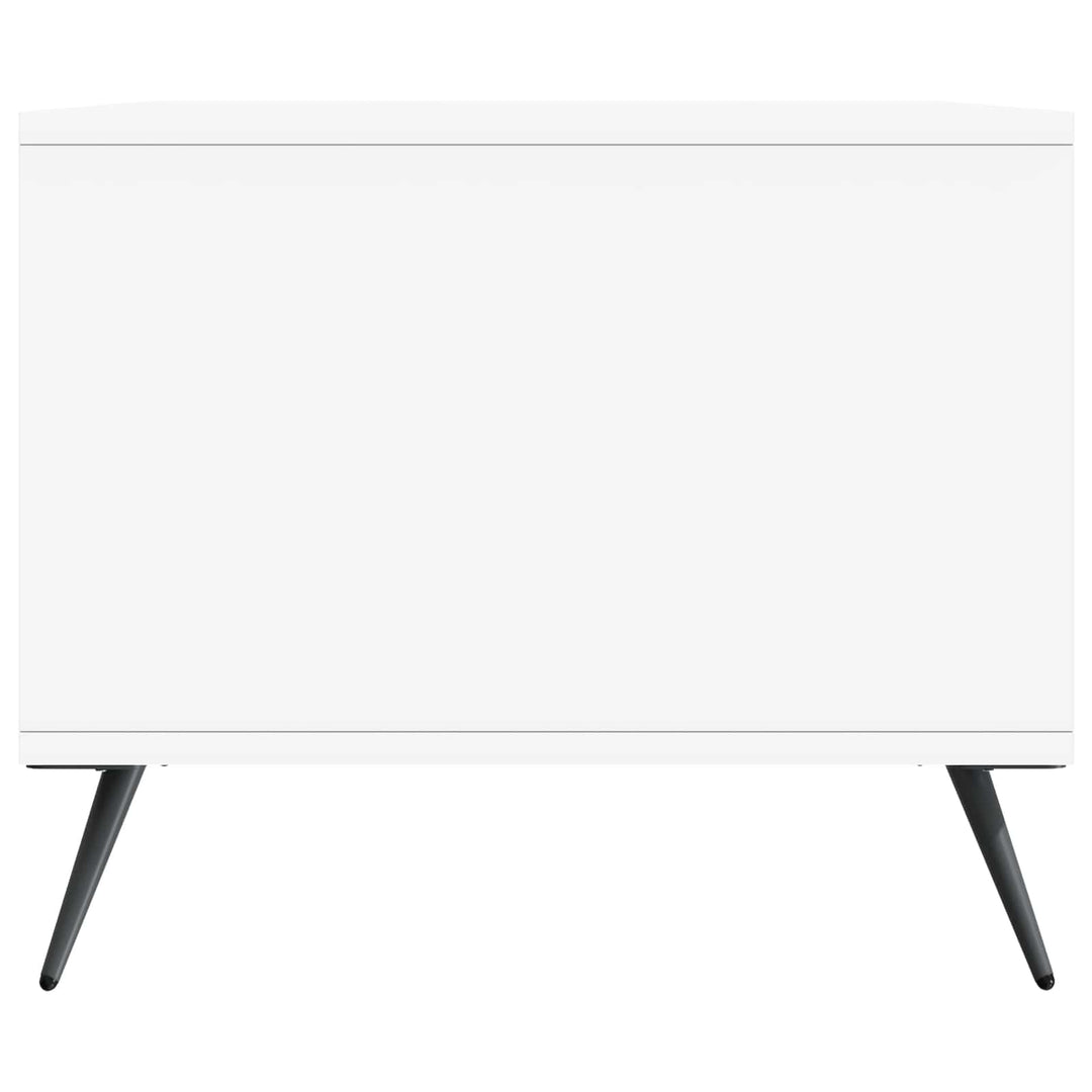 Sofabord Hvid 90 x 50 x 40 cm Konstrueret træ