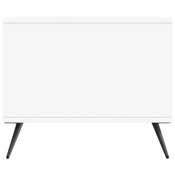 Sofabord Hvid 90 x 50 x 40 cm Konstrueret træ