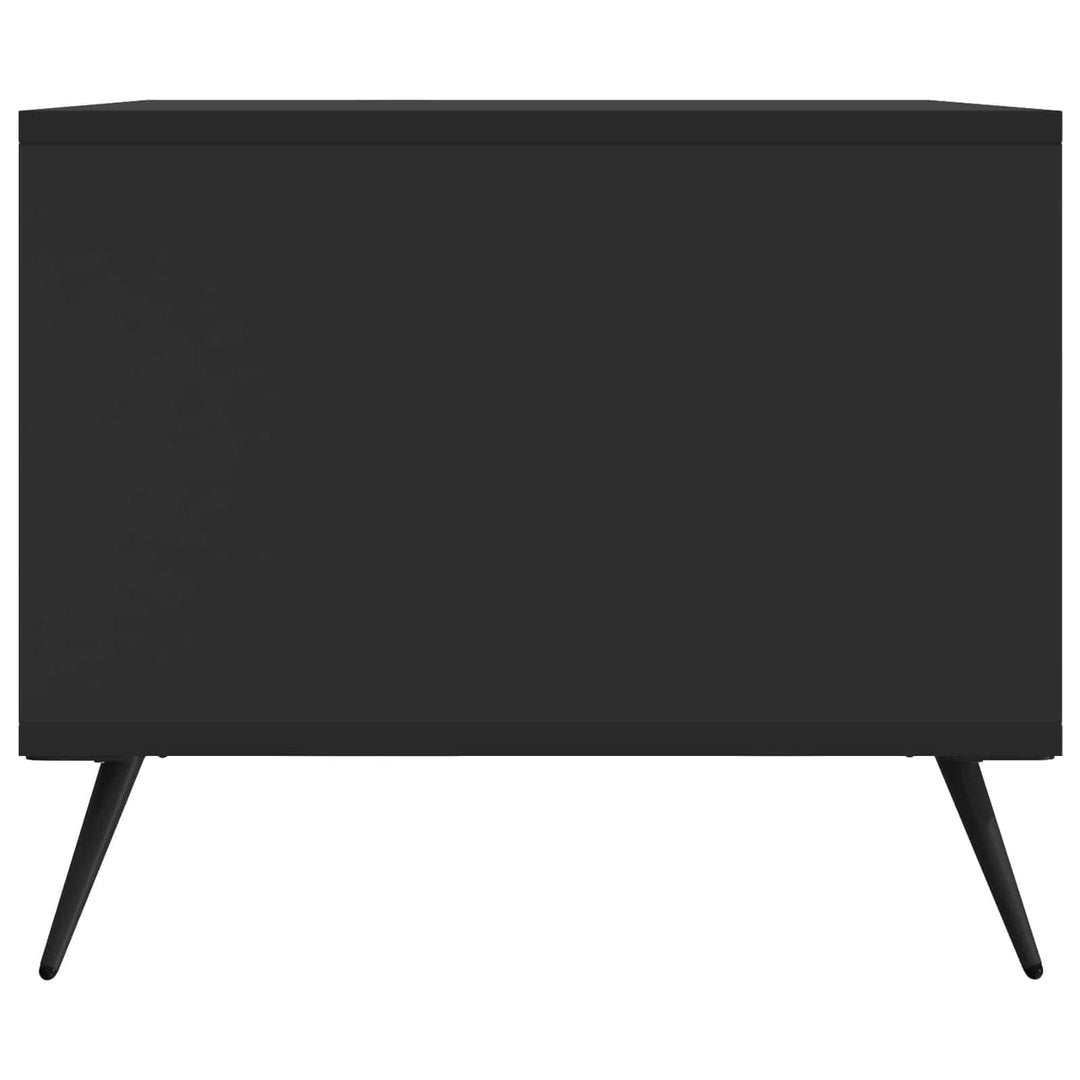 Sofabord Sort 90 x 50 x 40 cm Konstrueret træ
