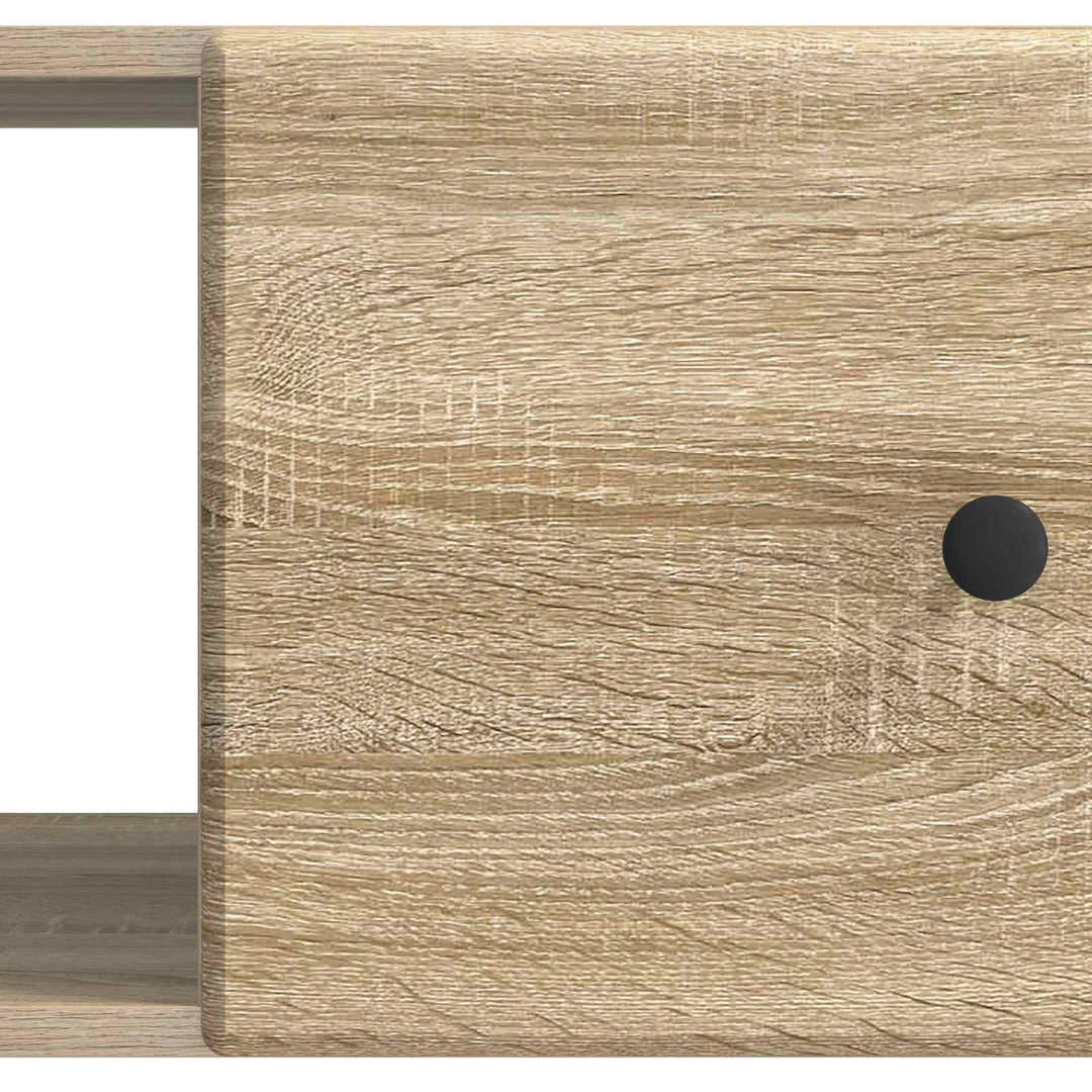 Sofabord Sonoma-eg 90 x 50 x 40 cm Konstrueret træ