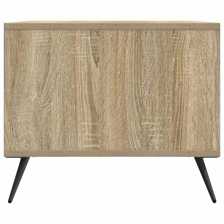Sofabord Sonoma-eg 90 x 50 x 40 cm Konstrueret træ