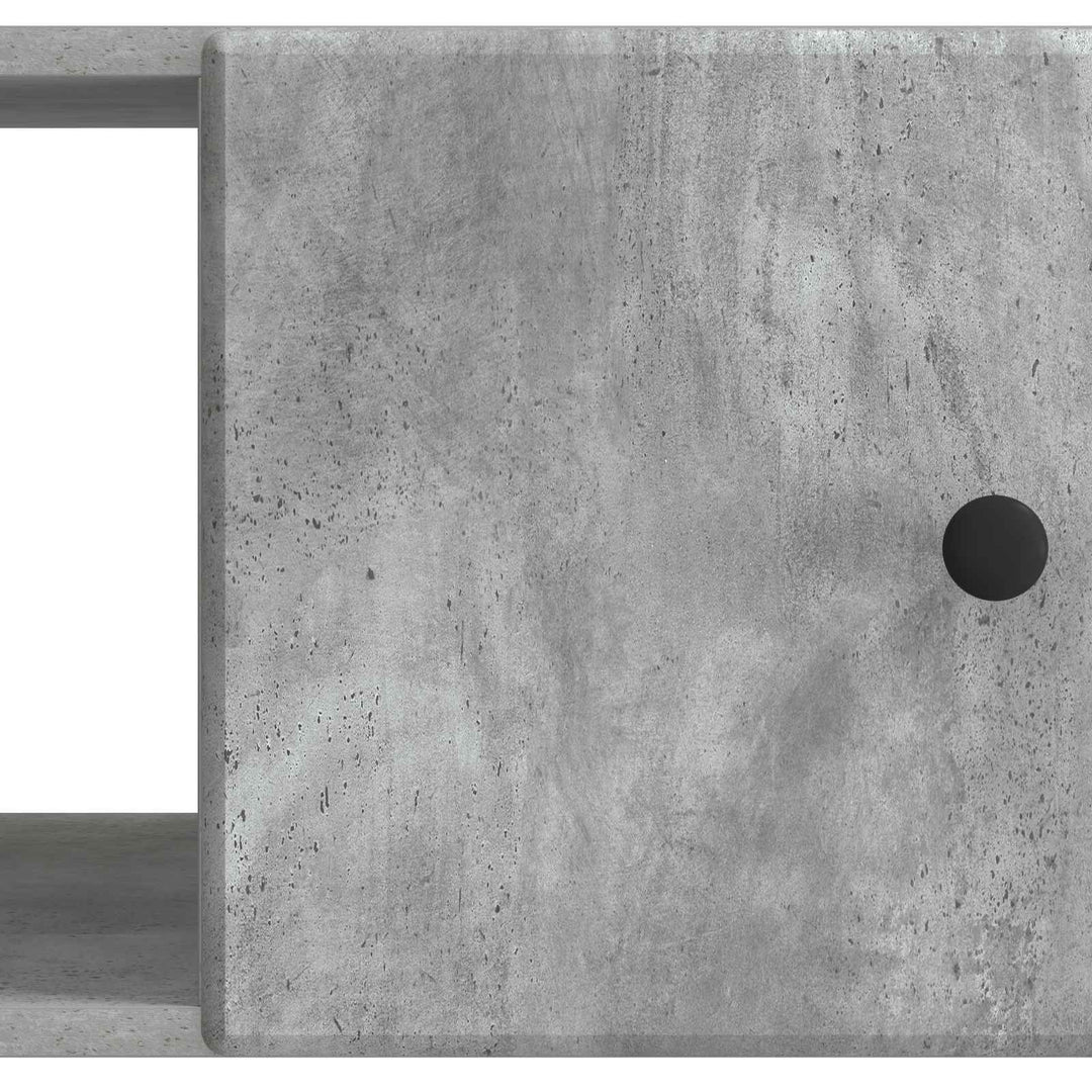 Sofabord Betongrå 90 x 50 x 40 cm Konstrueret træ