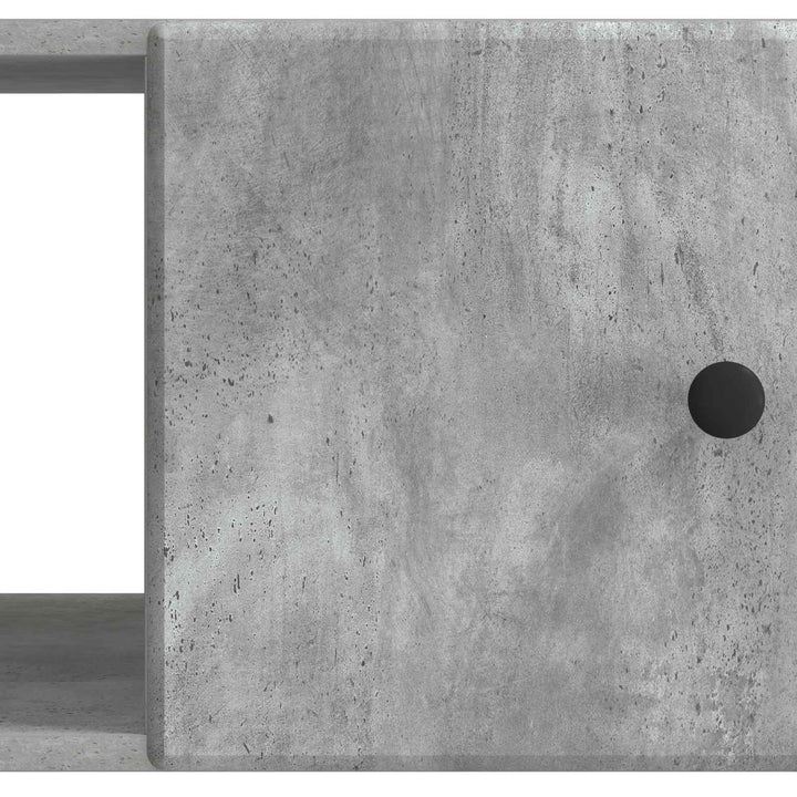 Sofabord Betongrå 90 x 50 x 40 cm Konstrueret træ