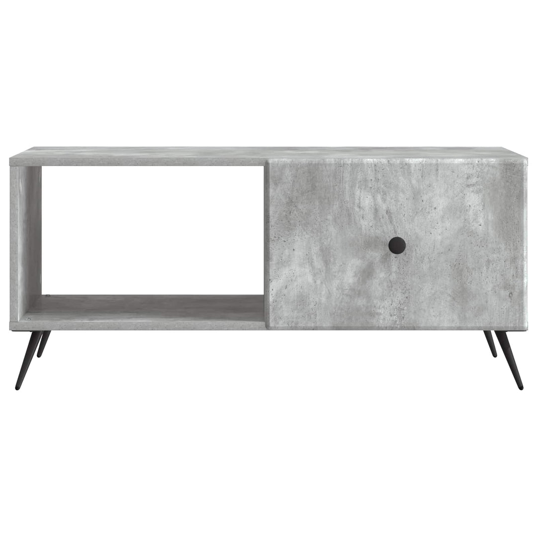 Sofabord Betongrå 90 x 50 x 40 cm Konstrueret træ