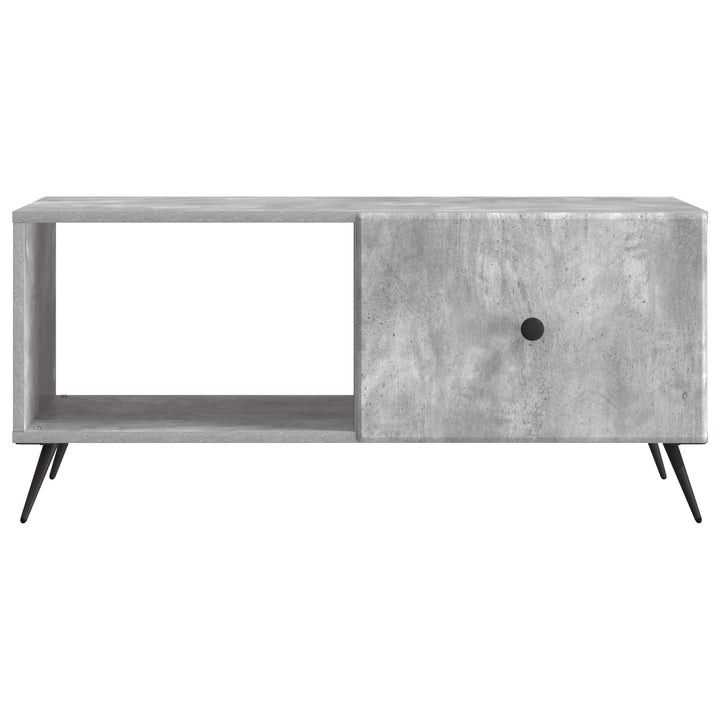 Sofabord Betongrå 90 x 50 x 40 cm Konstrueret træ