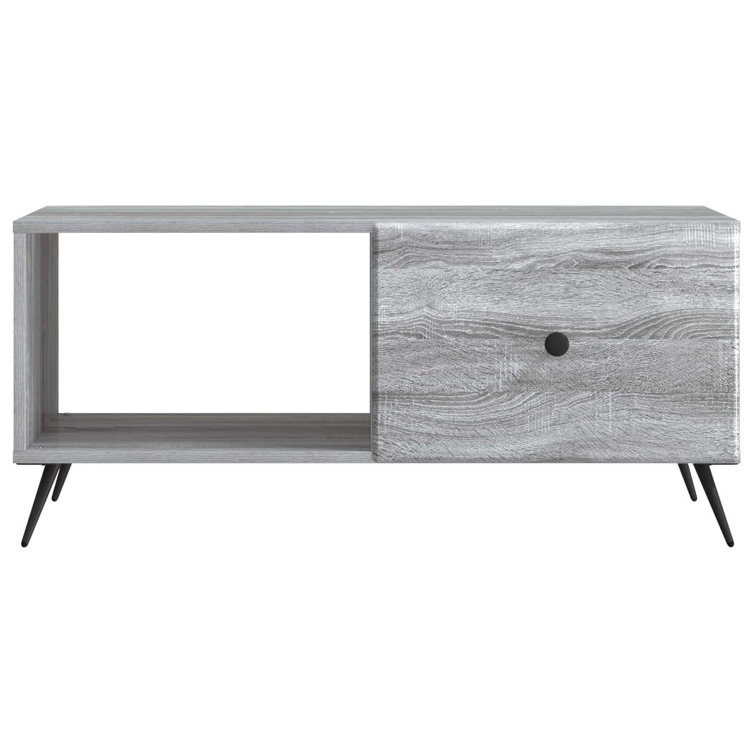 Sofabord Grå sonoma-eg 90 x 50 x 40 cm Konstrueret træ