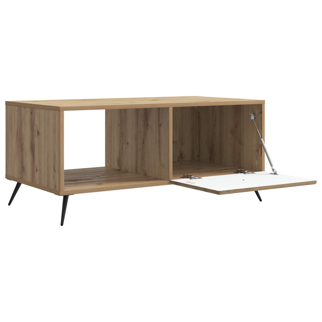 Sofabord Artisan-eg 90 x 50 x 40 cm Konstrueret træ