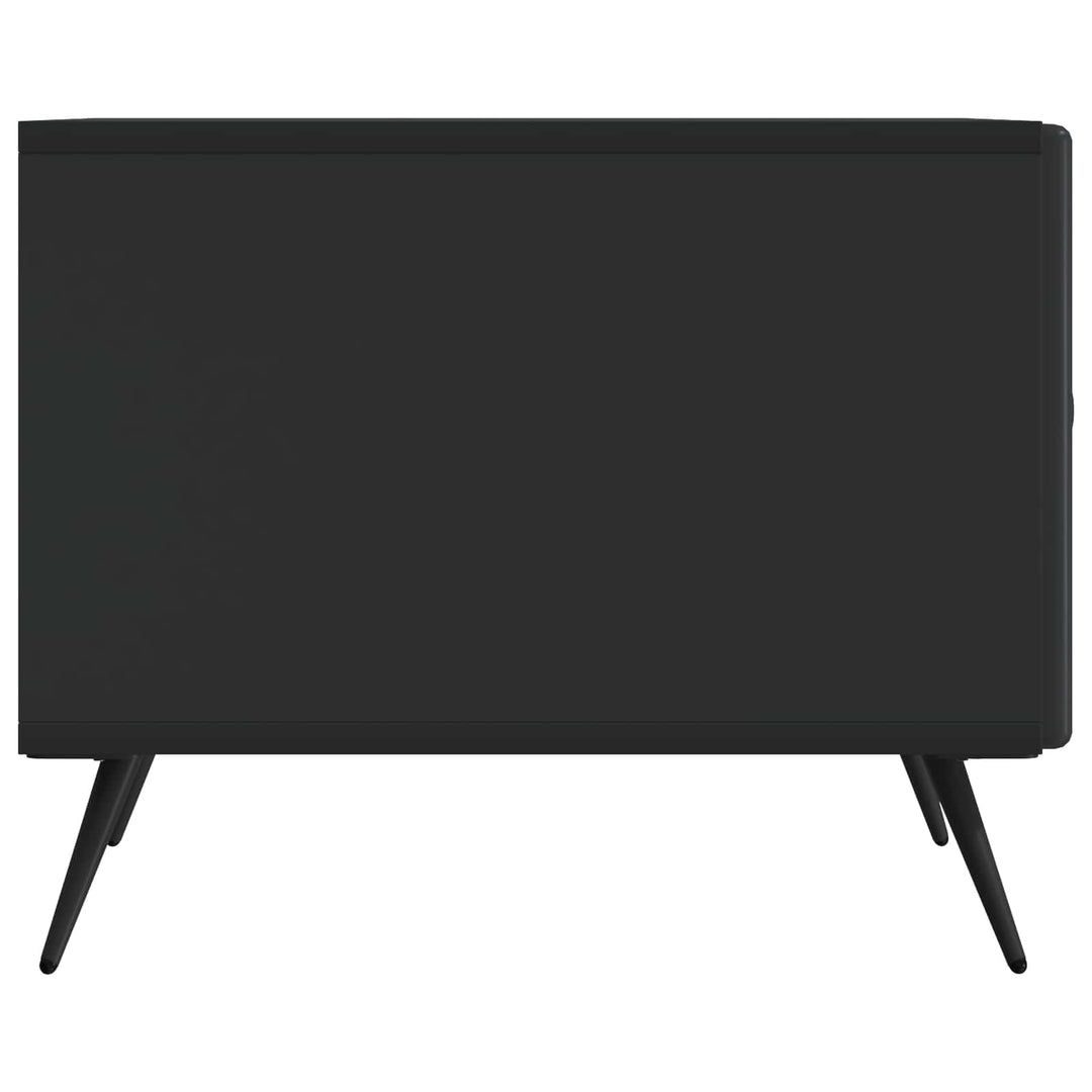 Sofabord med skuffe Sort 49 x 50 x 40 cm Konstrueret træ
