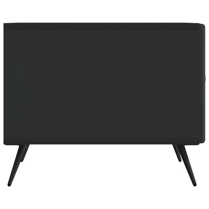 Sofabord med skuffe Sort 49 x 50 x 40 cm Konstrueret træ