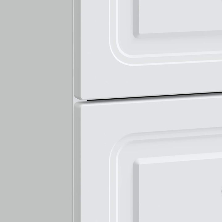 Natskab 2 pcs Hvid 43 x 34,5 x 44,5 cm Konstrueret træ