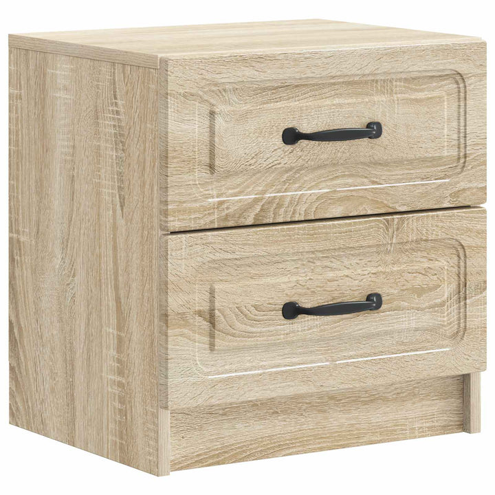Natskab 2 pcs Sonoma-eg 43 x 34,5 x 44,5 cm Konstrueret træ