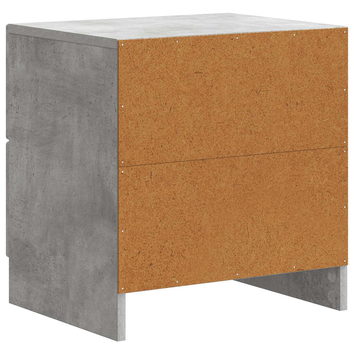 Natskab med skuffe Betongrå 43 x 34,5 x 44,5 cm Konstrueret træ