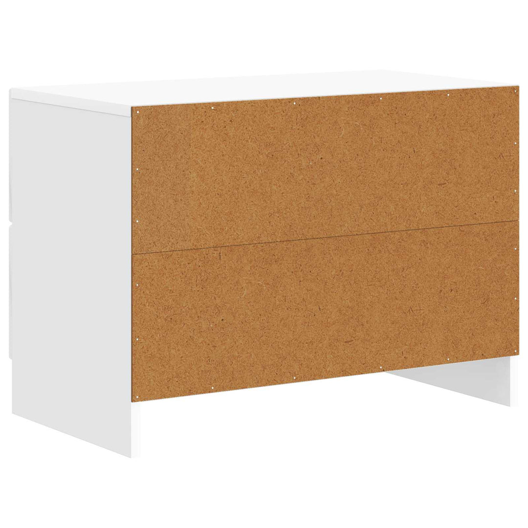 Natskab Hvid højglans 62 x 34,5 x 44,5 cm Konstrueret træ