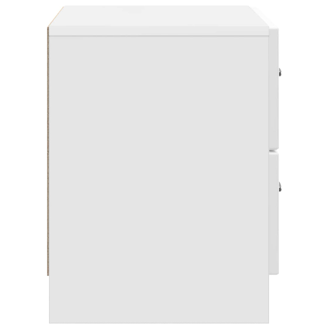 Natskab Hvid højglans 62 x 34,5 x 44,5 cm Konstrueret træ