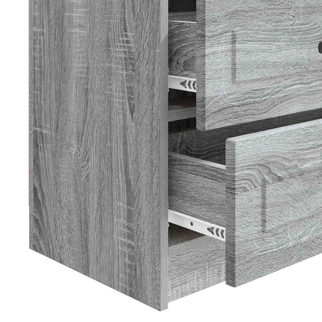 Natskab Grå sonoma-eg 62 x 34,5 x 44,5 cm Konstrueret træ
