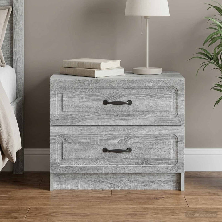 Natskab Grå sonoma-eg 62 x 34,5 x 44,5 cm Konstrueret træ