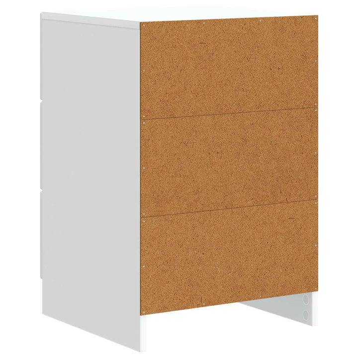 Natskab med skuffe Hvid 43 x 41 x 63,5 cm Konstrueret træ